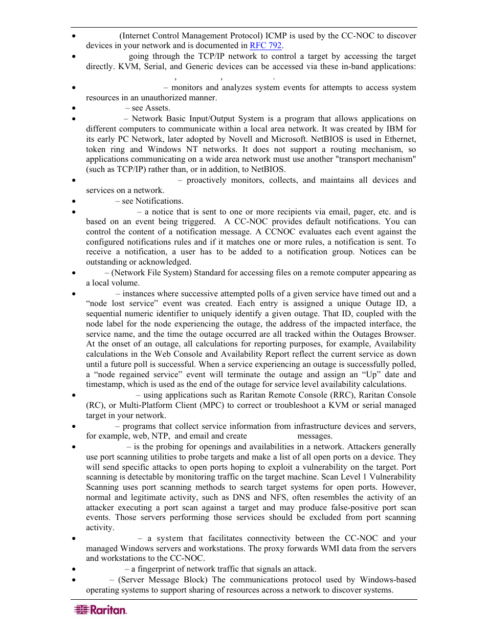 Raritan Computer COMMANDCENTER NOC User Manual | Page 16 / 156