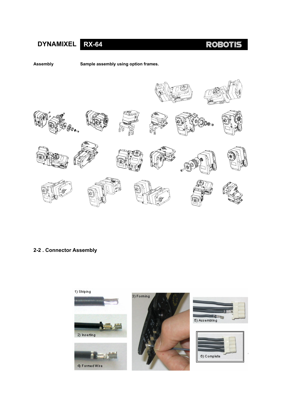 Dynamixel rx-64 | Robotis Dynamixel RX-64 User Manual | Page 6 / 38