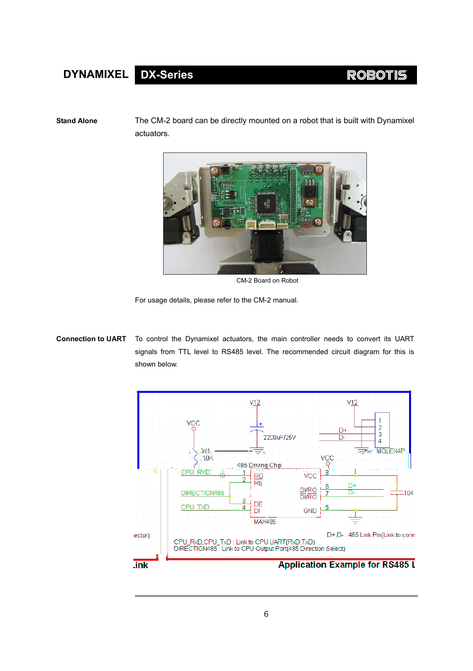 Dynamixel dx-series | Robotis Dynamixel DX-117 User Manual | Page 7 / 43