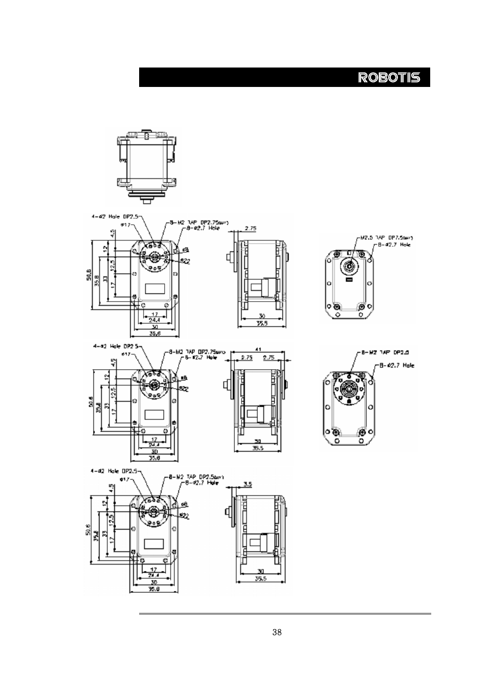 Dynamixel rx-28 | Robotis RX-28 User Manual | Page 39 / 39