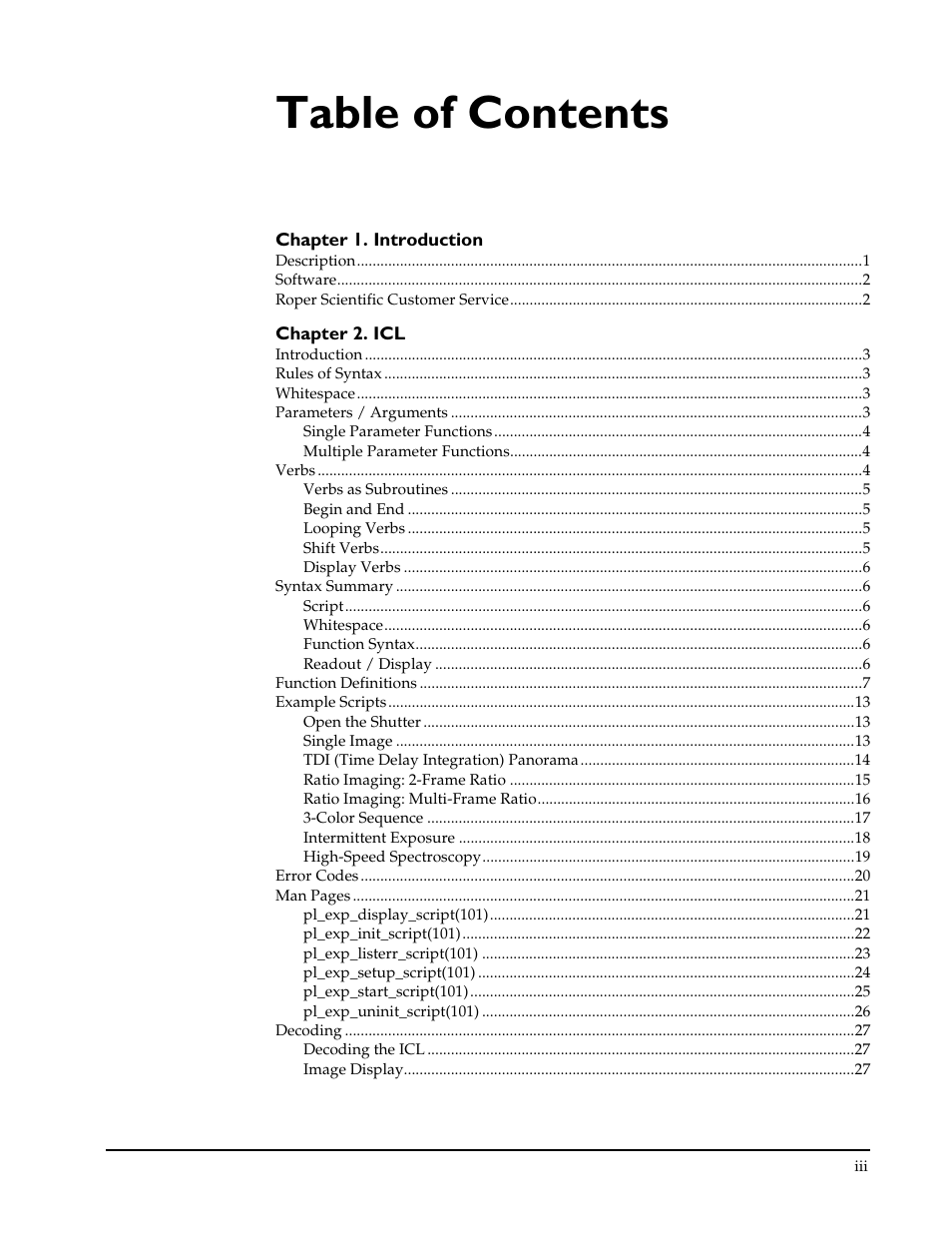 Roper Photometric User Manual | Page 5 / 52