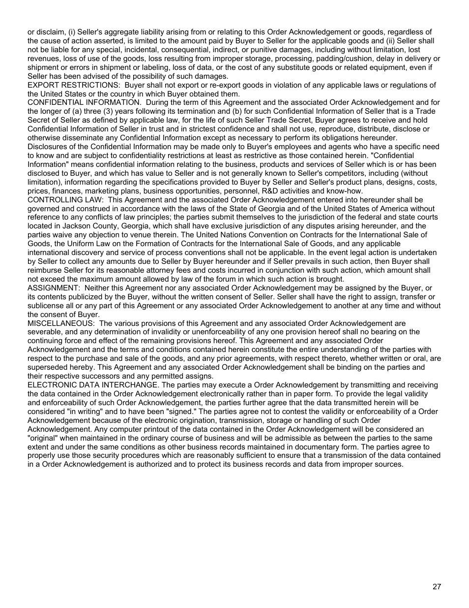Roper G12-436 User Manual | Page 27 / 27