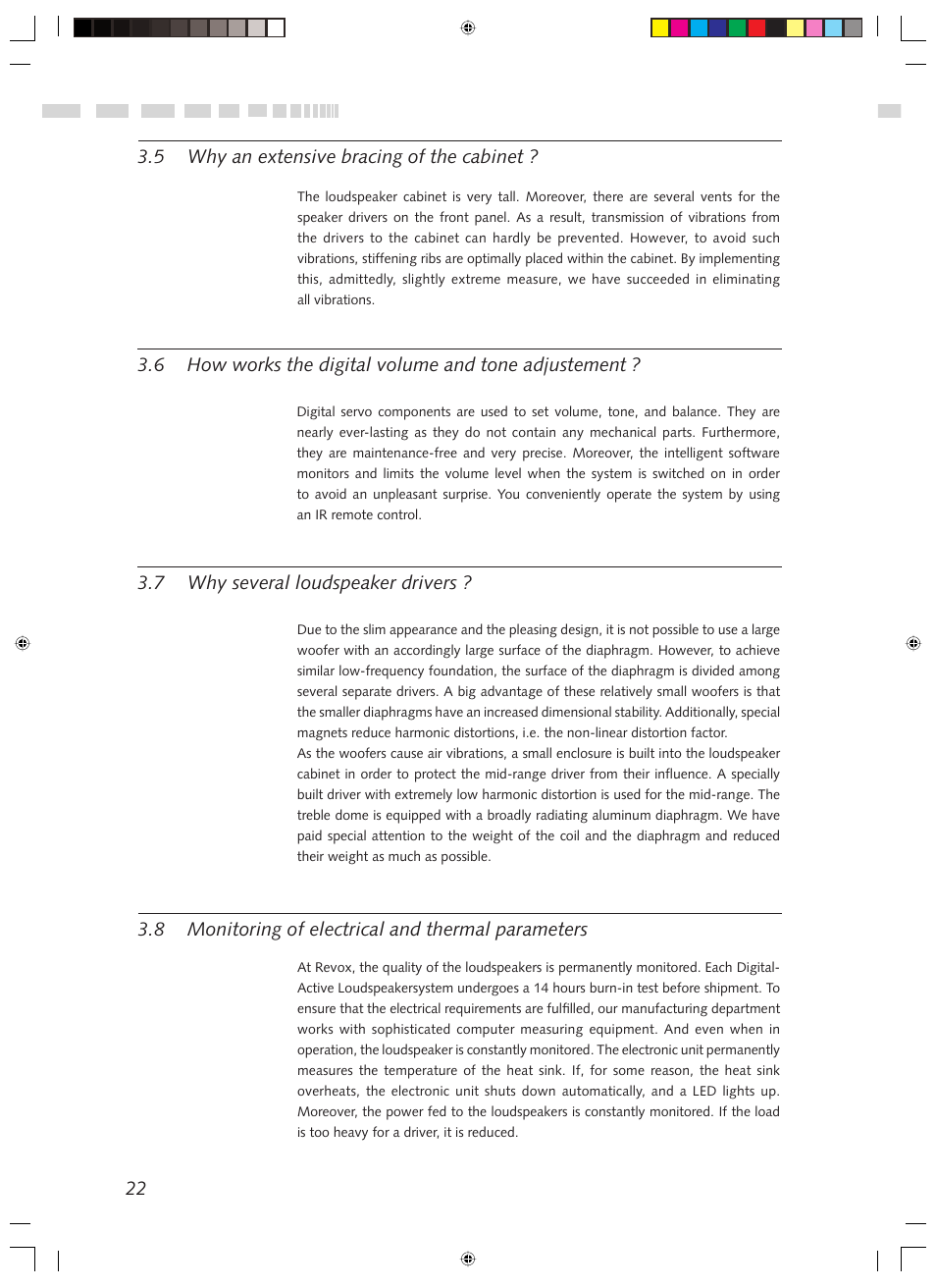 8 monitoring of electrical and thermal parameters | Revox Digital LS User Manual | Page 10 / 12