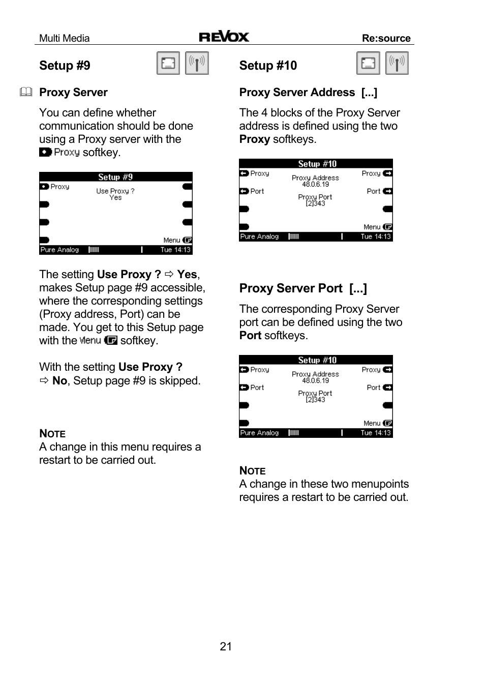 Revox Re:source MMM User Manual | Page 22 / 46