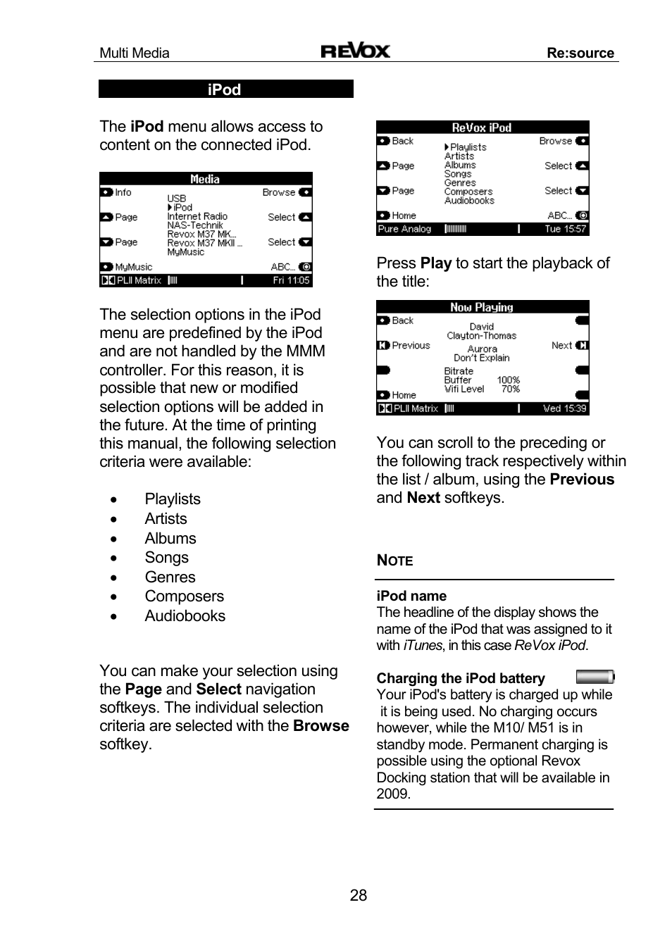 Revox Re:source MMM User Manual | Page 29 / 46