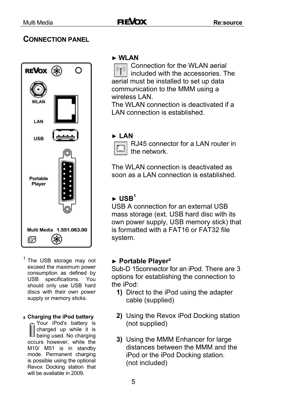 Revox Re:source MMM User Manual | Page 6 / 46