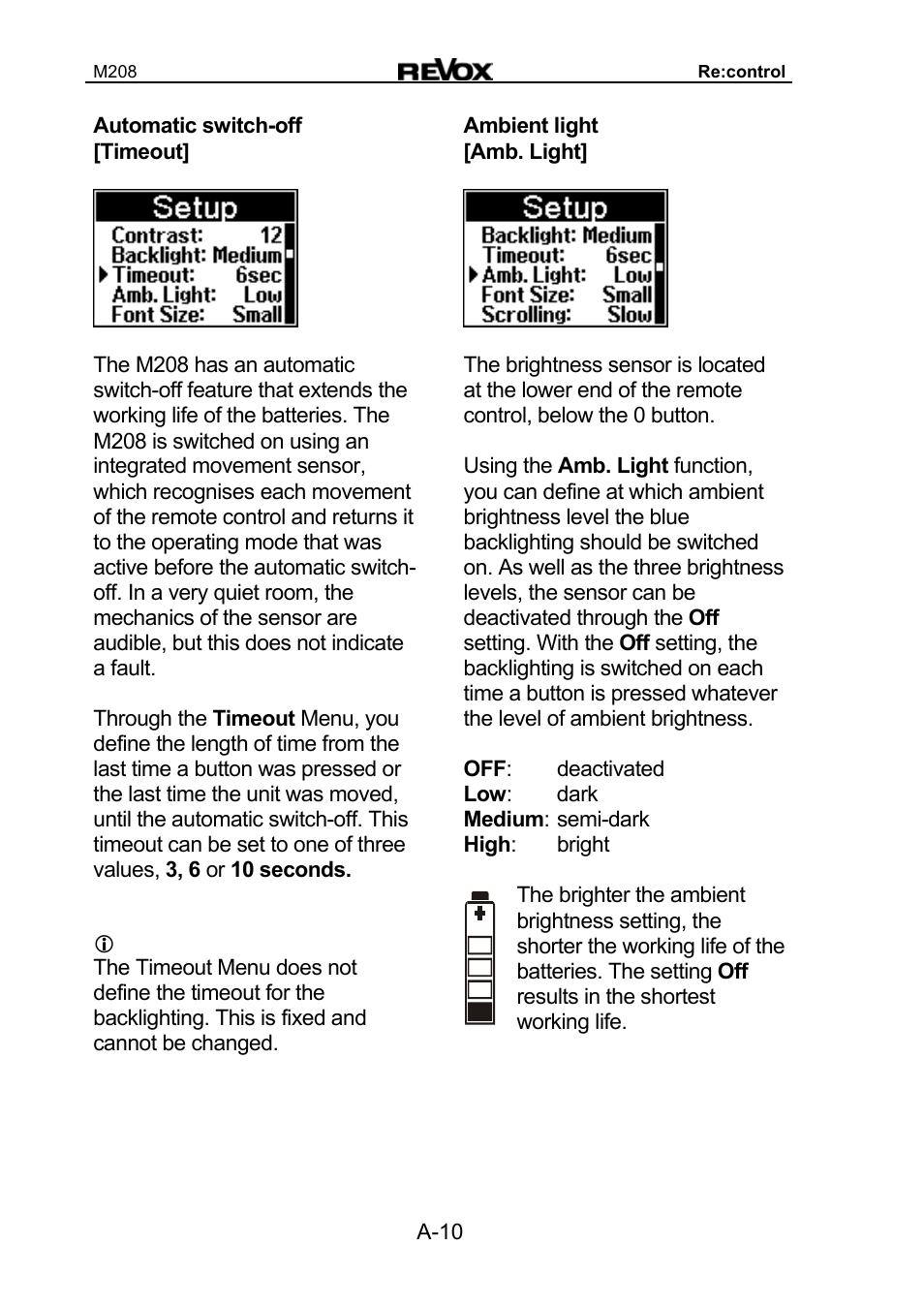 Revox M208 User Manual | Page 10 / 44