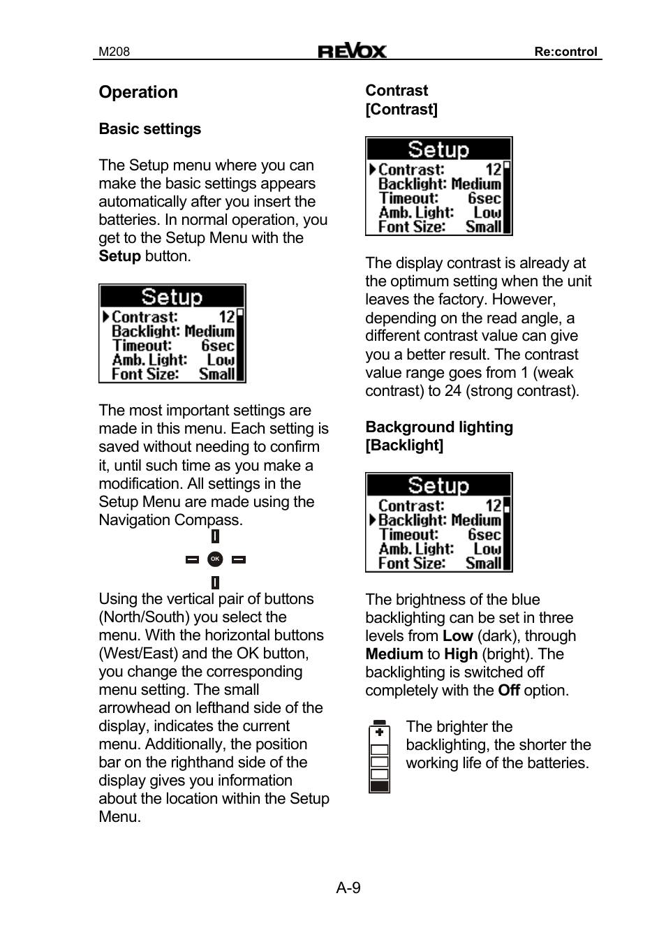 Revox M208 User Manual | Page 9 / 44