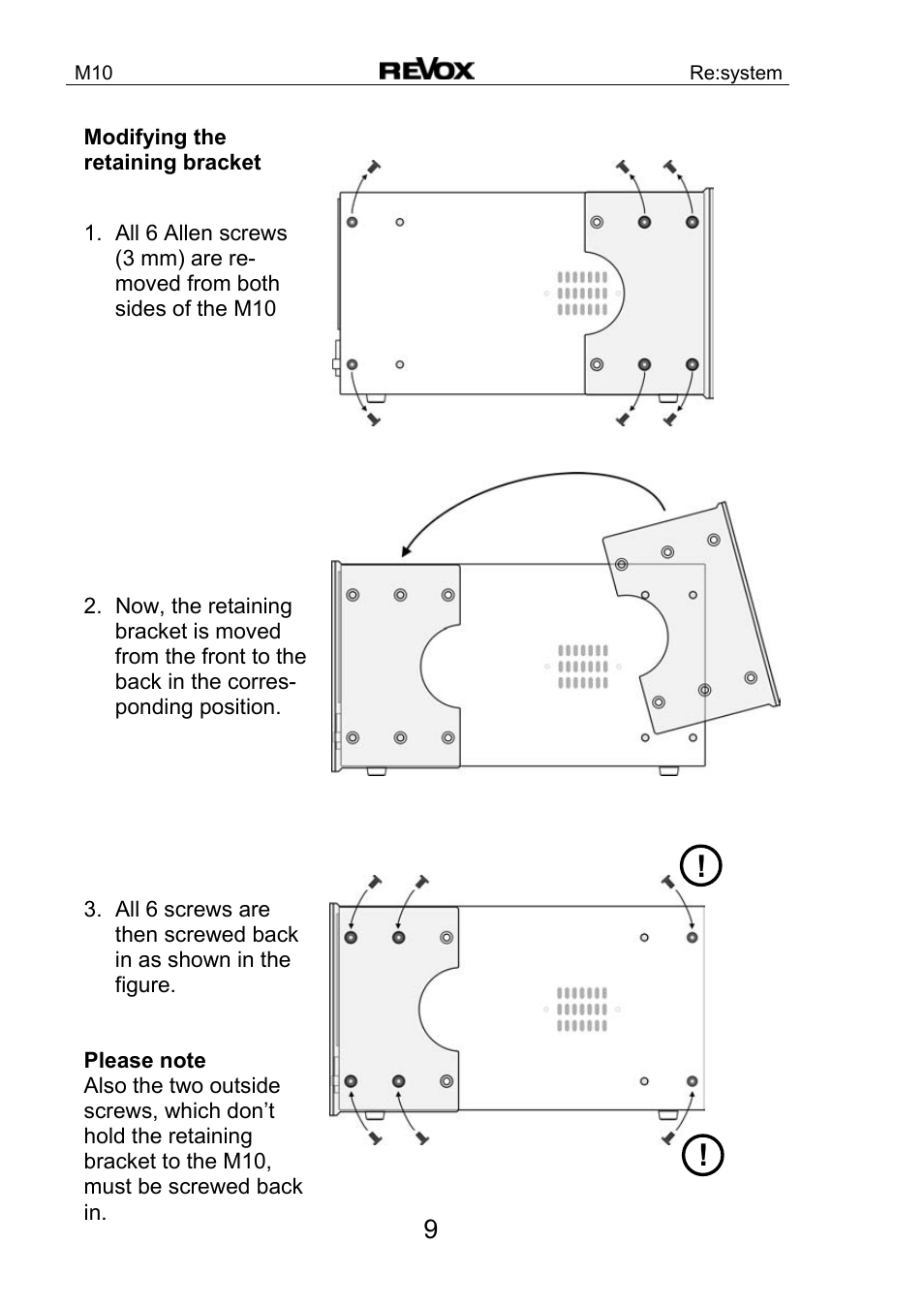 Revox M10 User Manual | Page 10 / 40