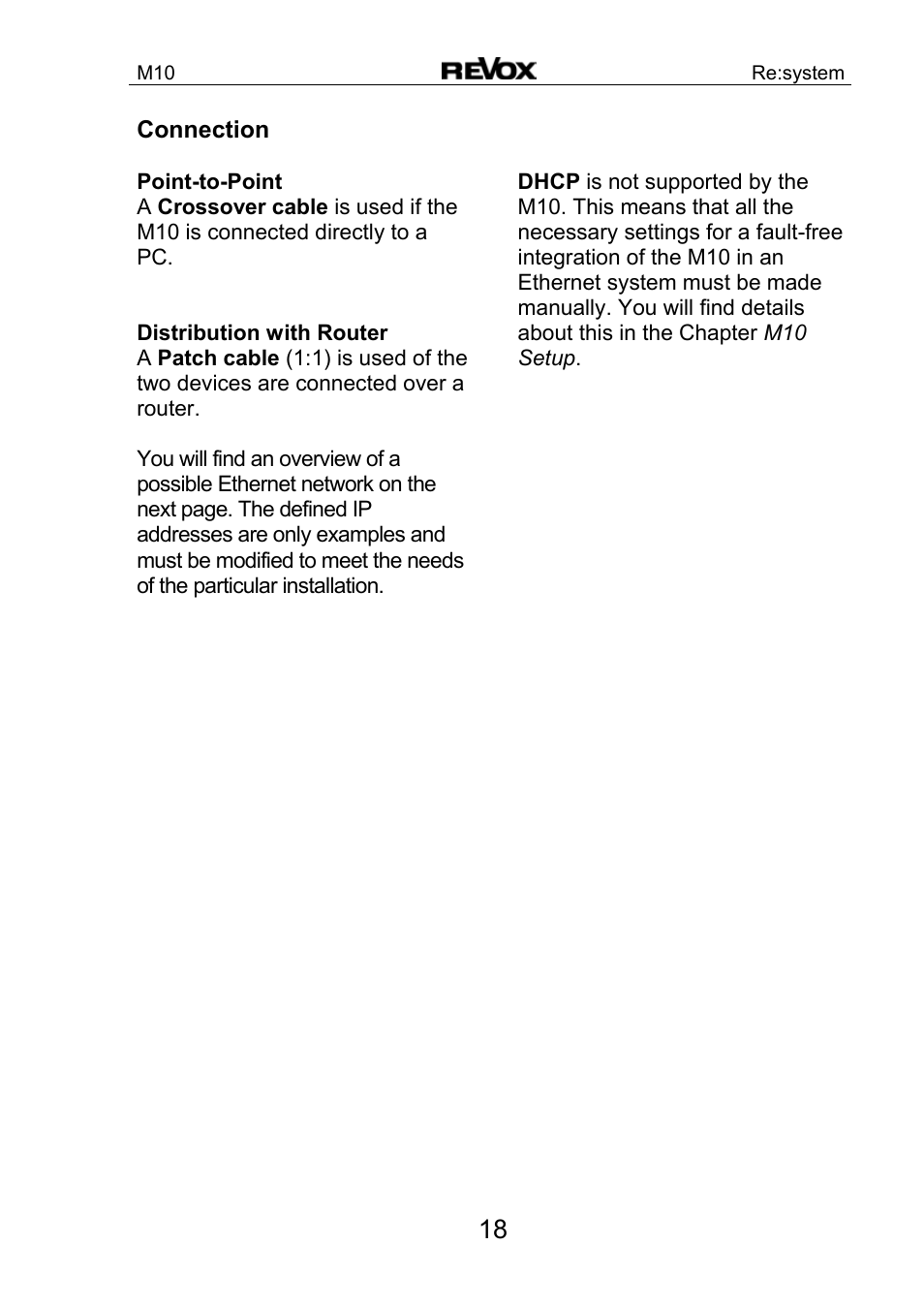 Revox M10 User Manual | Page 19 / 40