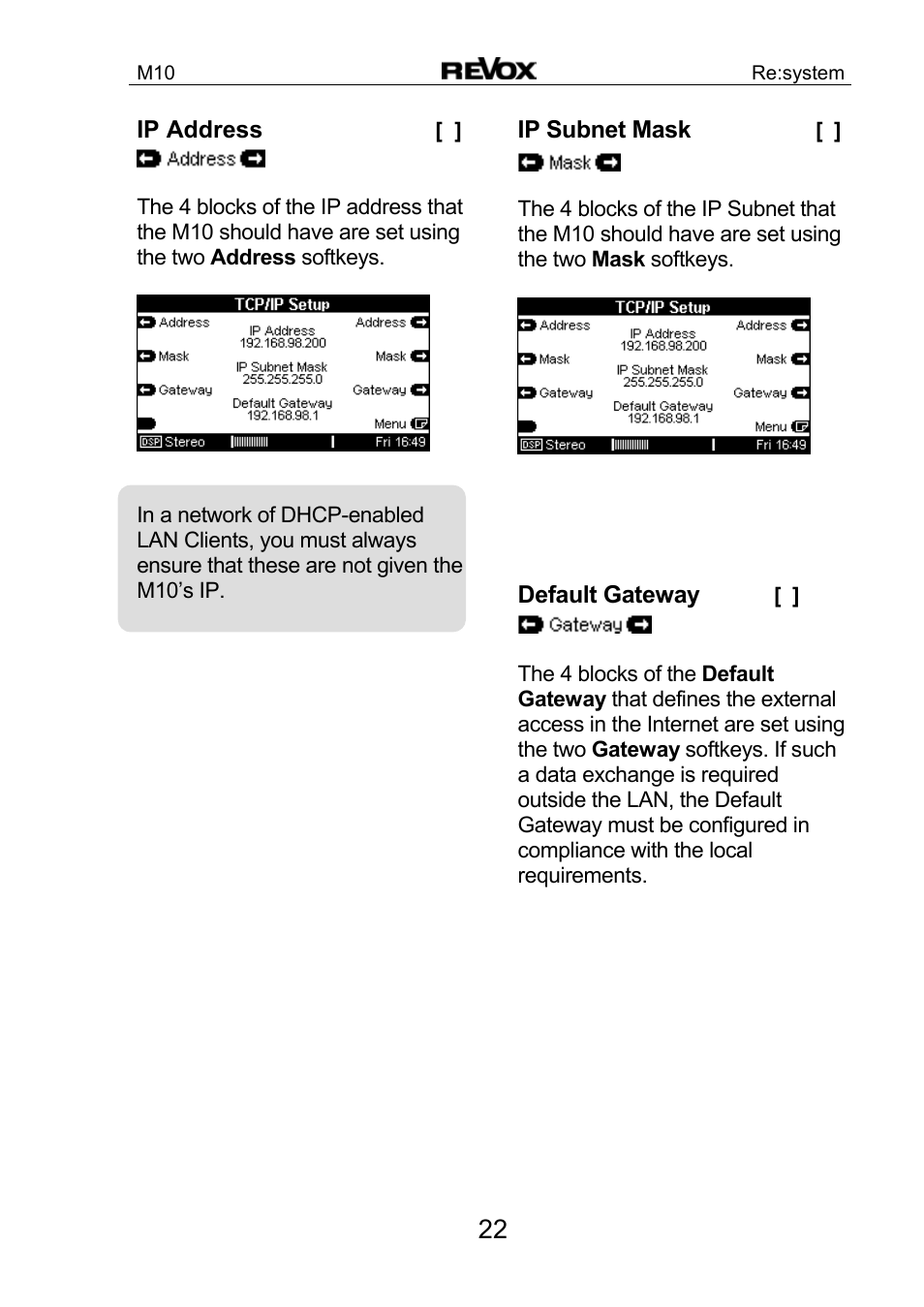 Revox M10 User Manual | Page 23 / 40