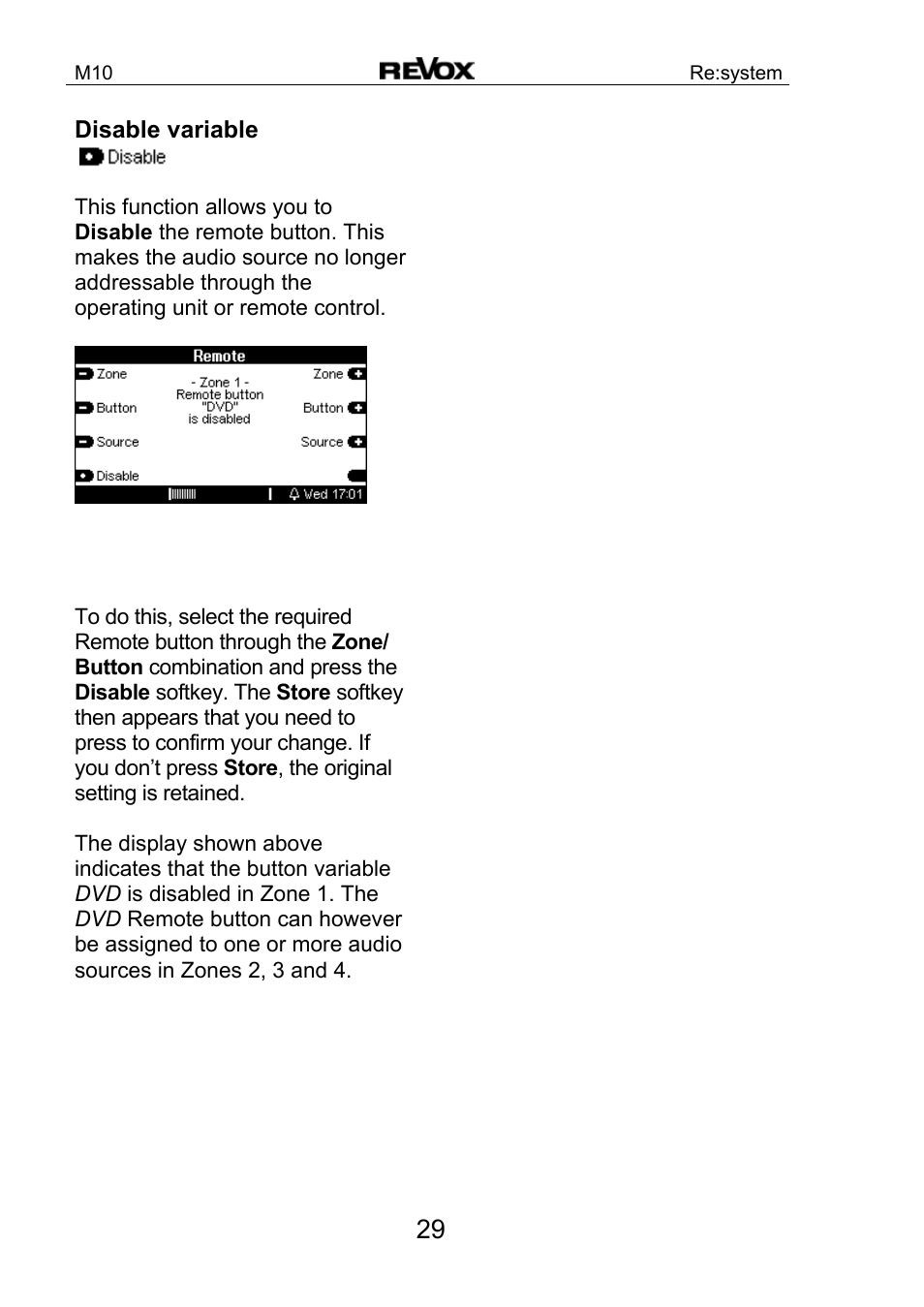 Revox M10 User Manual | Page 30 / 40