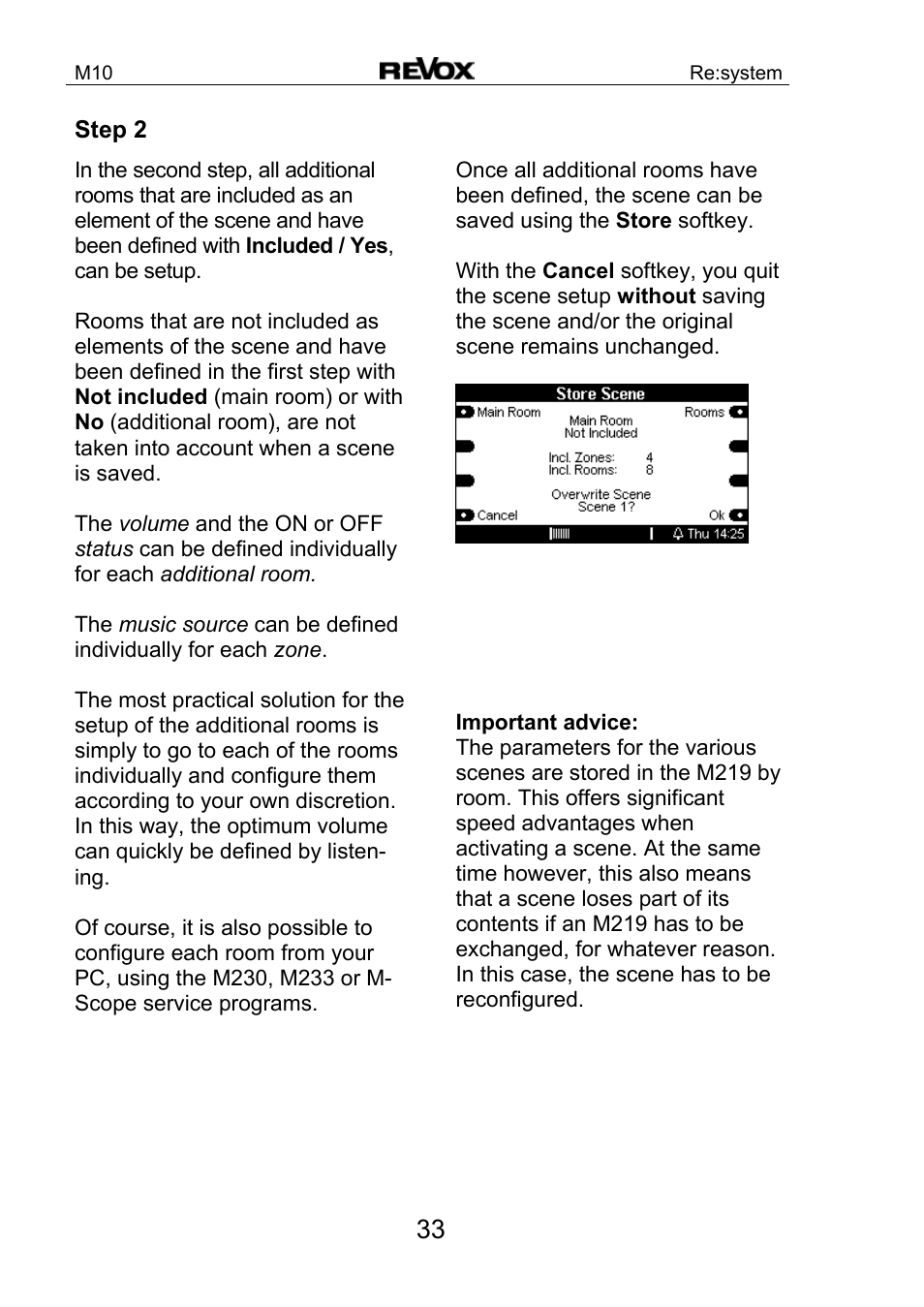 Revox M10 User Manual | Page 34 / 40
