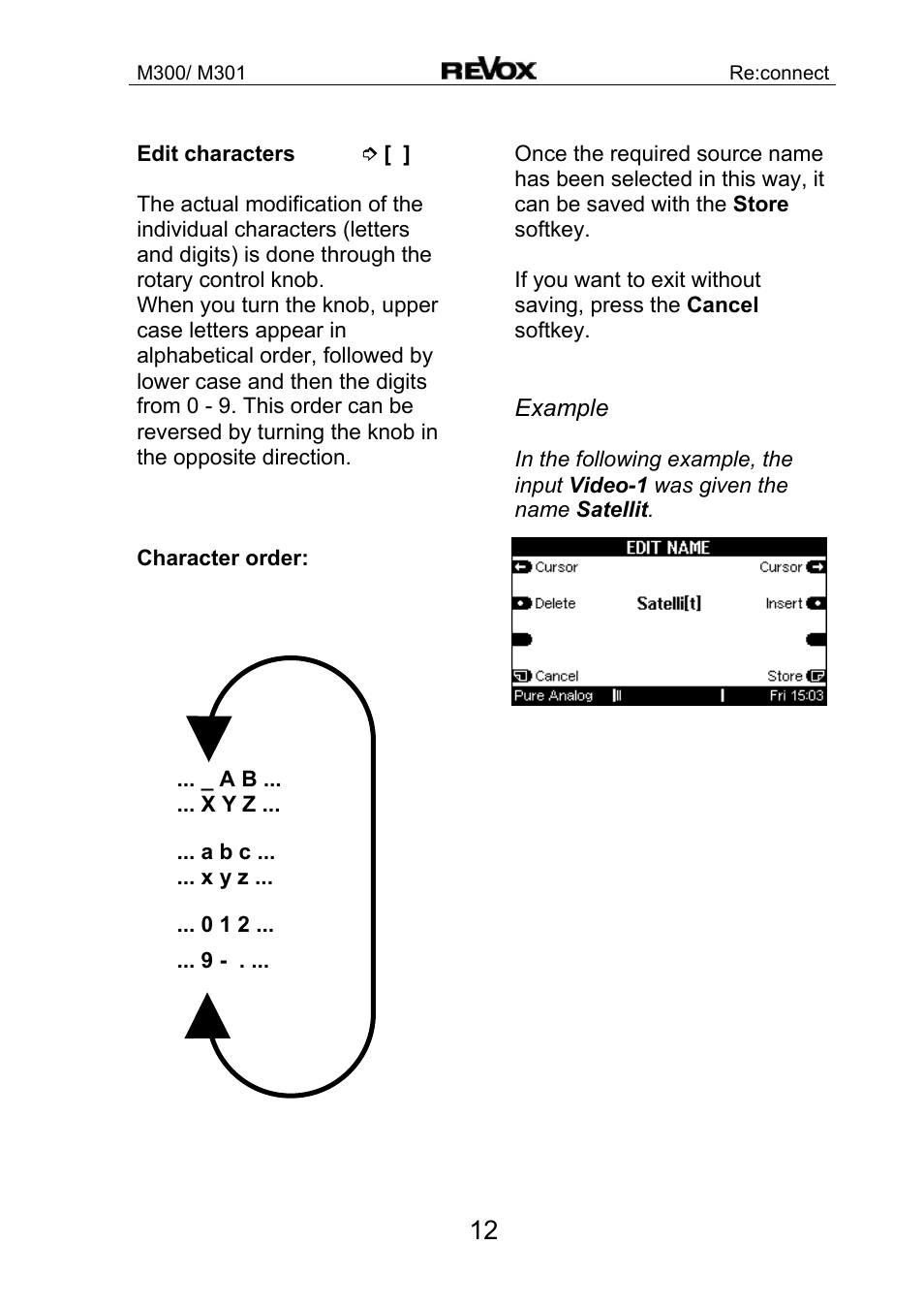 Revox M300 User Manual | Page 13 / 15