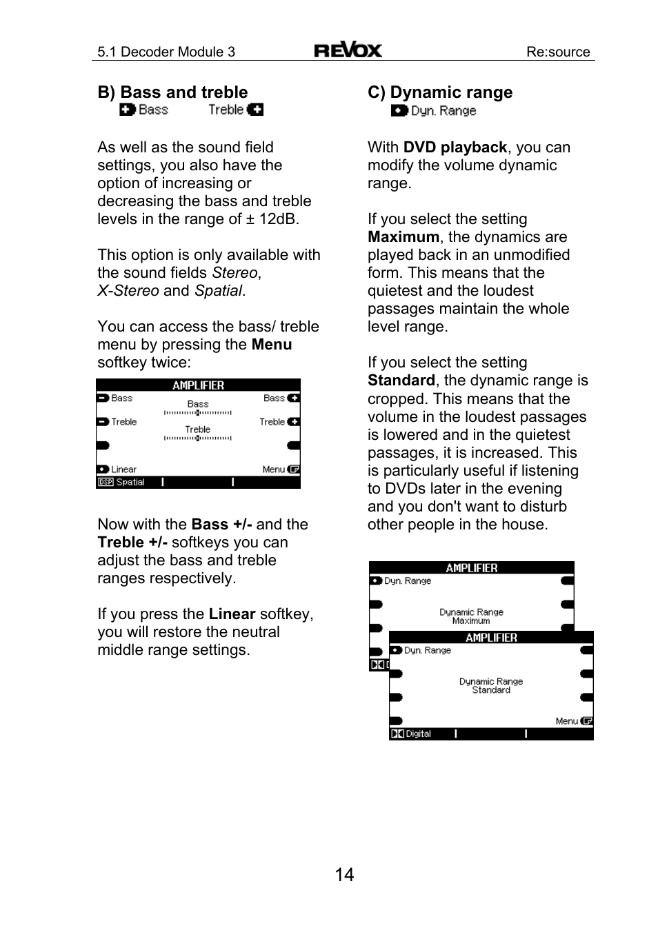 Revox Re:source MK3 User Manual | Page 15 / 28