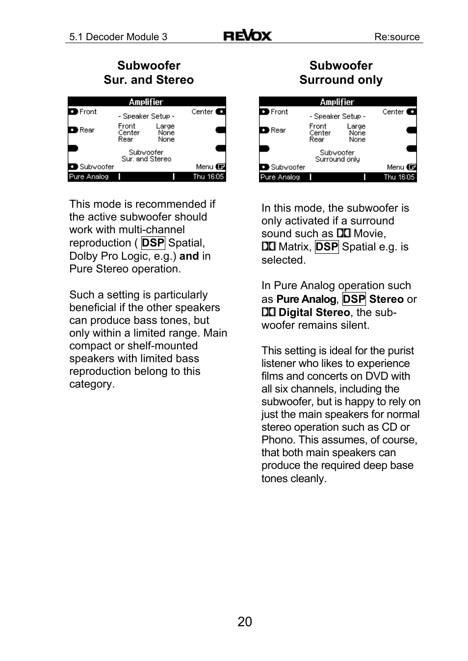 Revox Re:source MK3 User Manual | Page 21 / 28