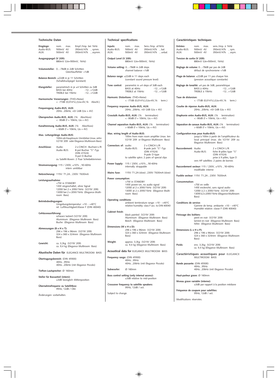 Revox V 219 User Manual | Page 4 / 7