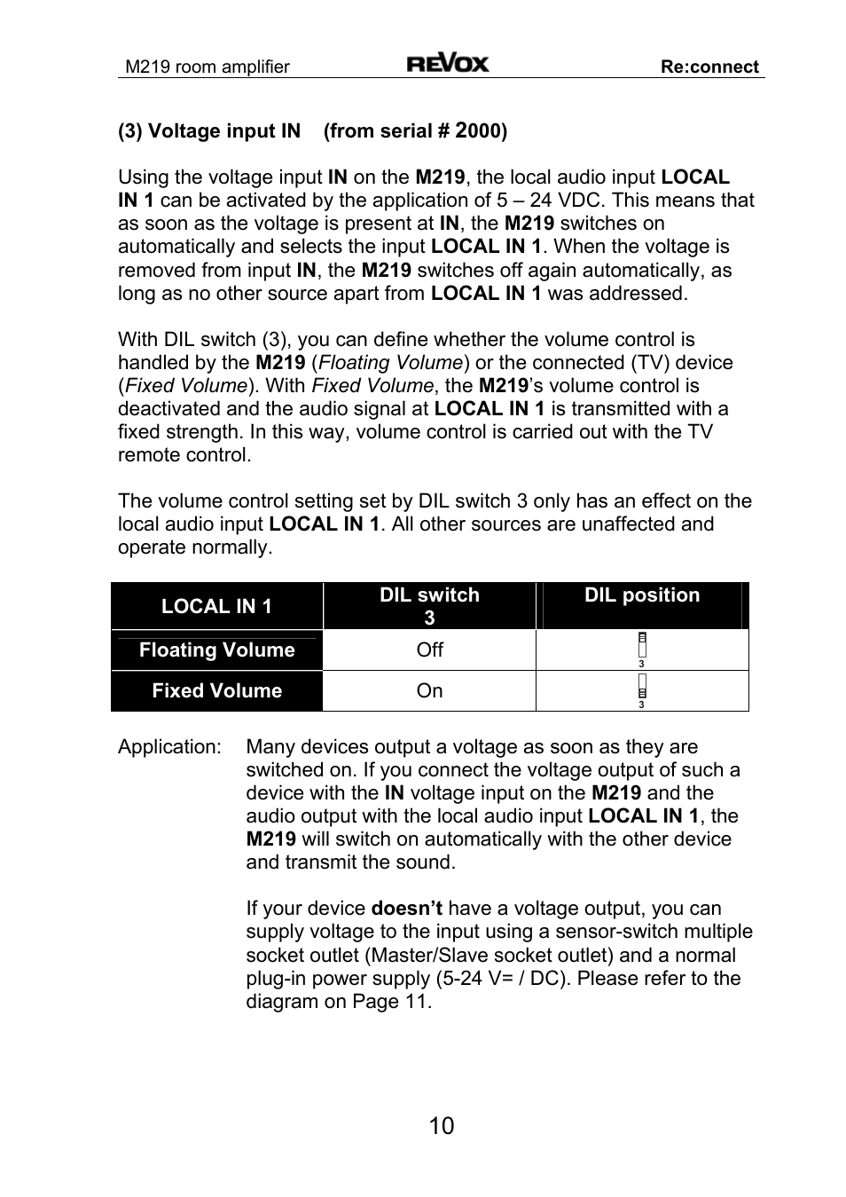 Revox M 219 User Manual | Page 11 / 21