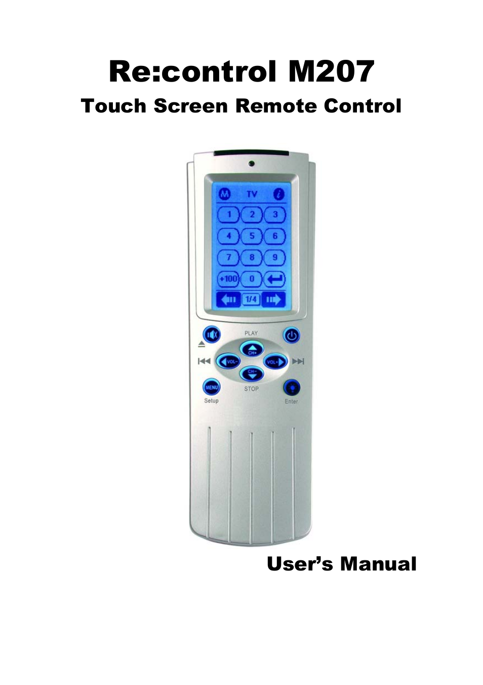 Revox Recontrol M207 User Manual | 76 pages