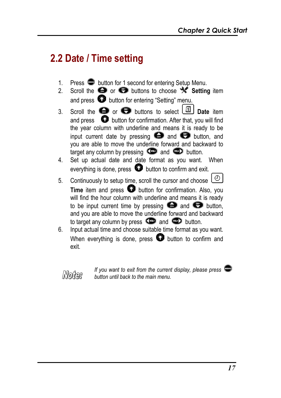 2 date / time setting | Revox Recontrol M207 User Manual | Page 20 / 76