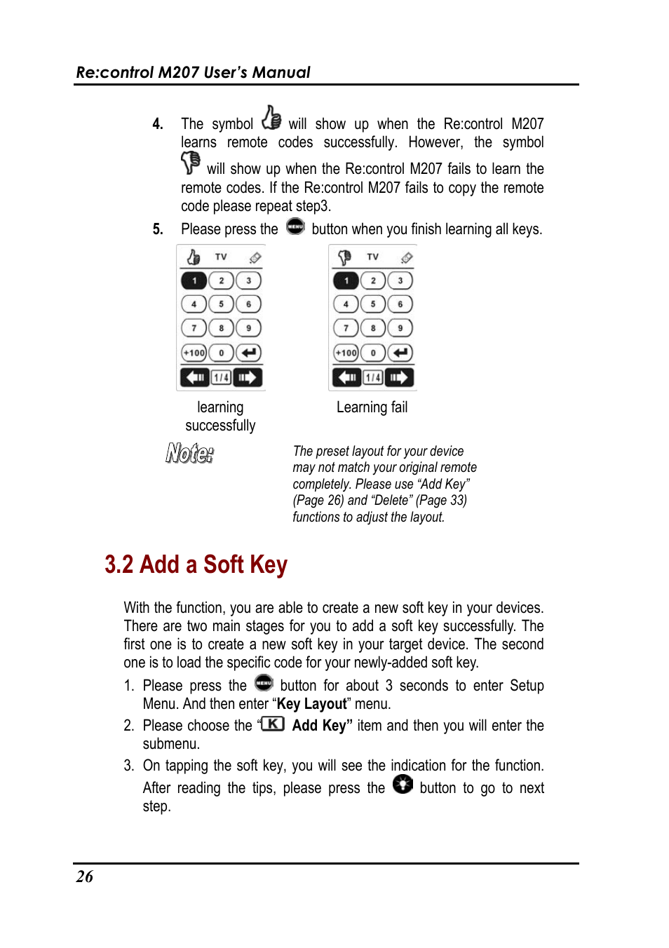 2 add a soft key | Revox Recontrol M207 User Manual | Page 29 / 76