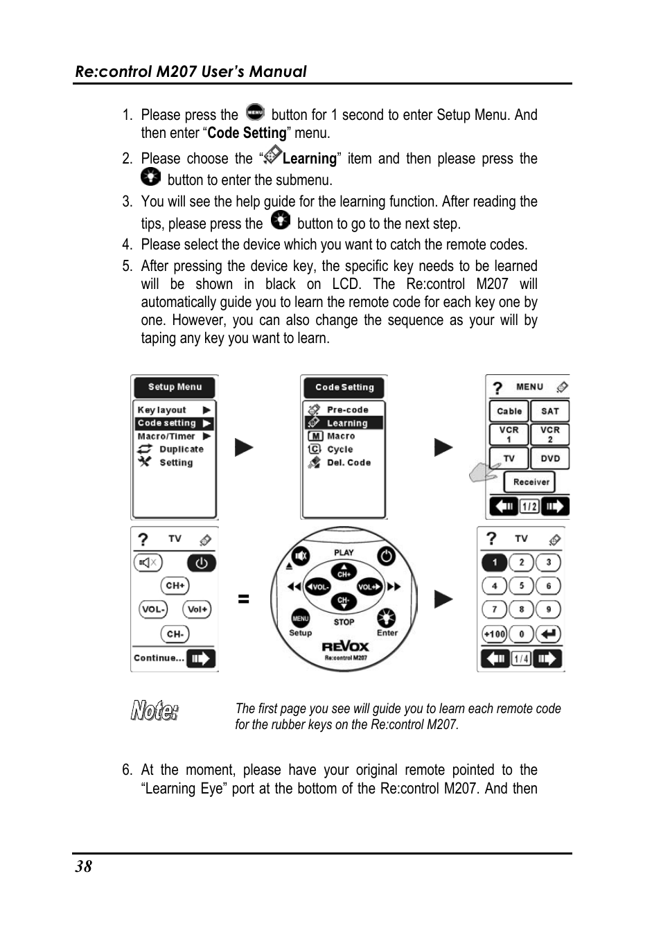 Revox Recontrol M207 User Manual | Page 41 / 76