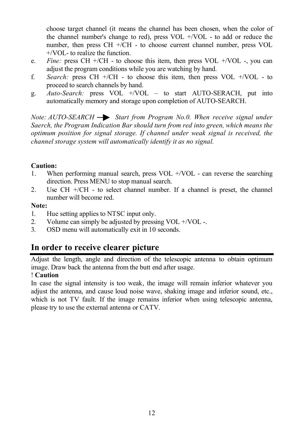 Hyundai H-LCD704 User Manual | Page 12 / 27