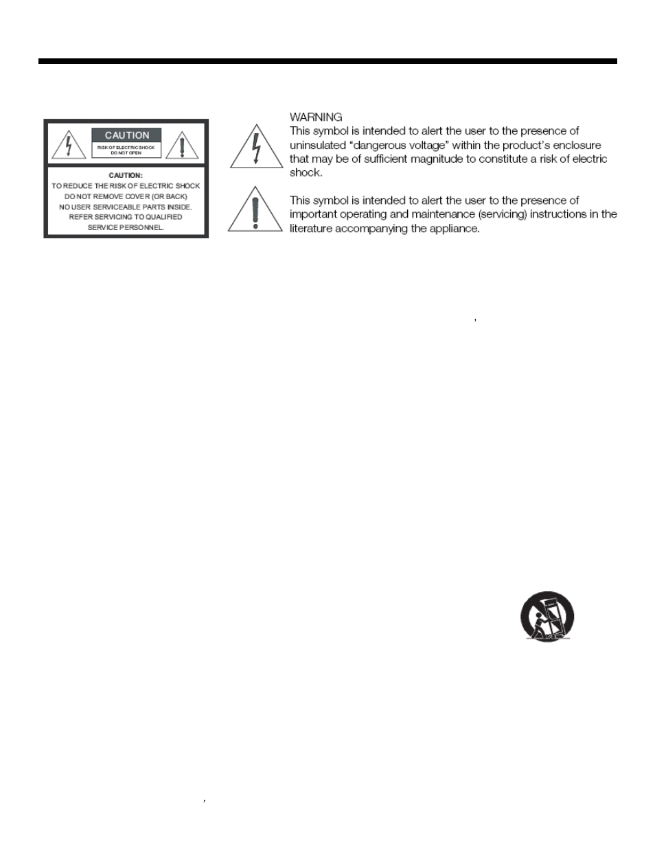 Important safety instructions | Runco CP-42HD User Manual | Page 7 / 55