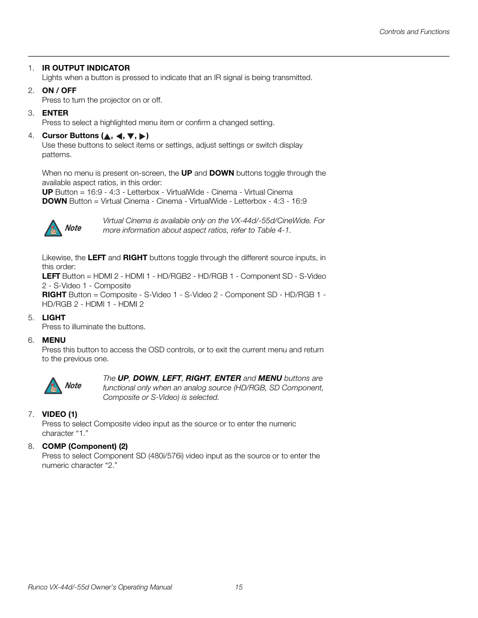 Pre l iminar y | Runco Video Xtreme VX-55d User Manual | Page 27 / 114