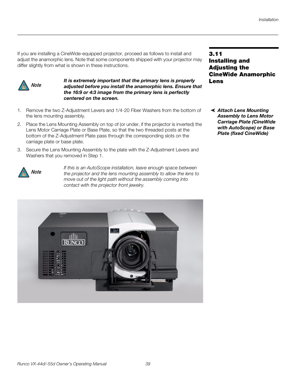 Pre l iminar y | Runco Video Xtreme VX-55d User Manual | Page 51 / 114