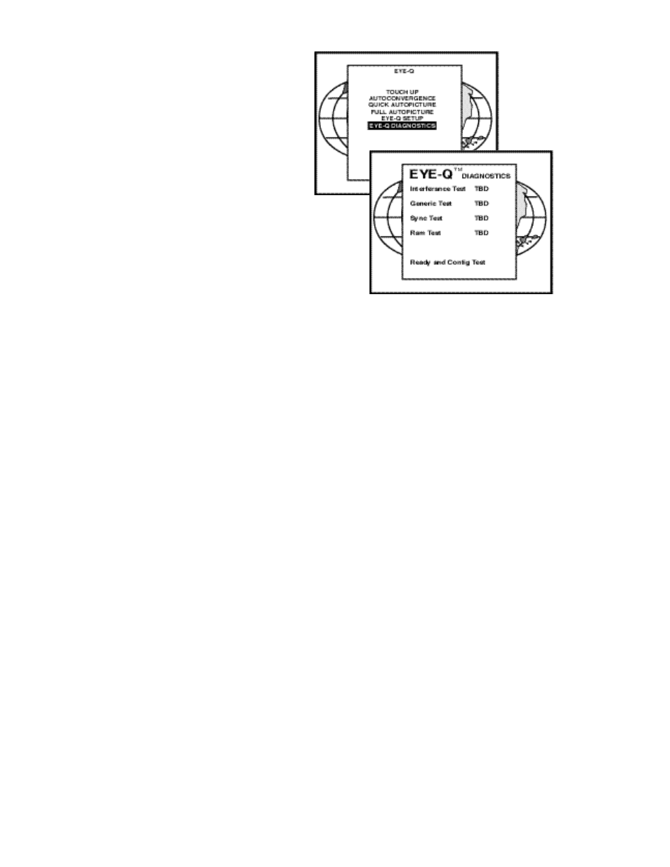 Eye-q, Diagnostics | Runco DTV-940 User Manual | Page 68 / 73