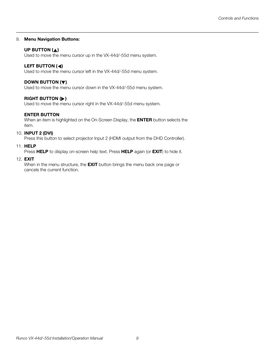 Pre l iminar y | Runco VX-44D User Manual | Page 25 / 120