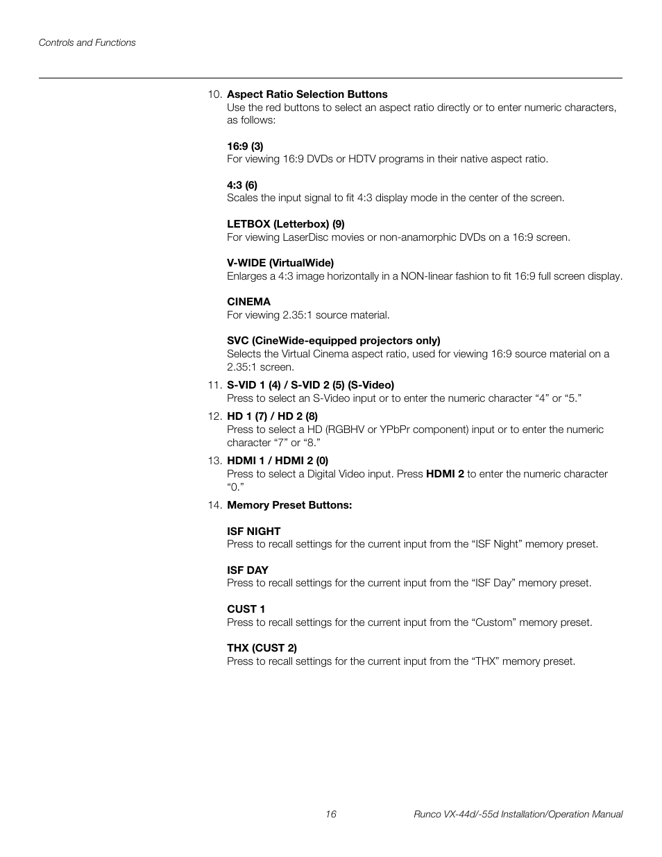 Pre l iminar y | Runco VX-44D User Manual | Page 32 / 120
