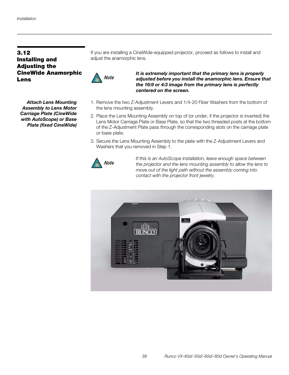Pre l iminar y | Runco VX-40d User Manual | Page 50 / 108