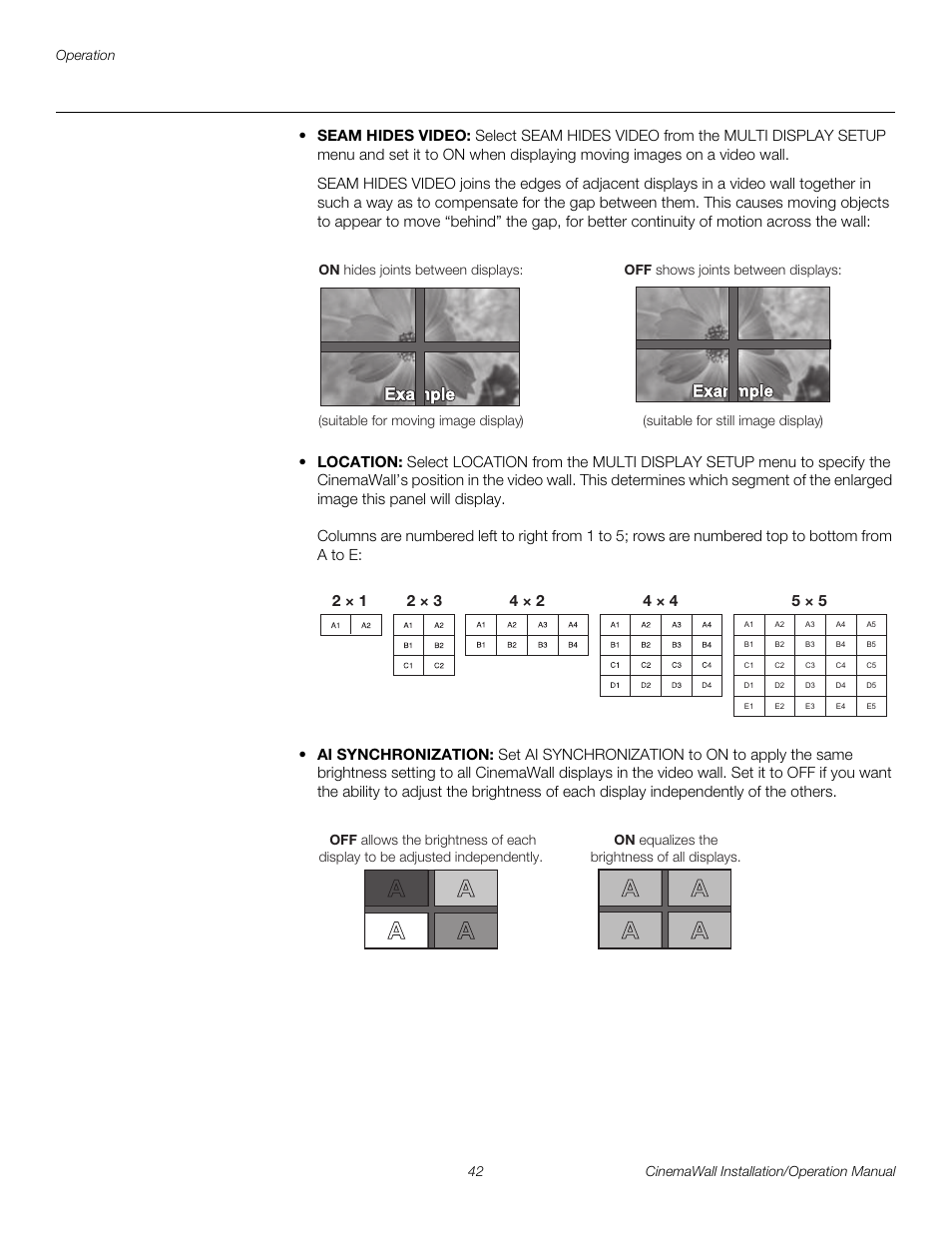 Pre l iminar y | Runco CINEMAWALL XP-OPAL65 User Manual | Page 56 / 86