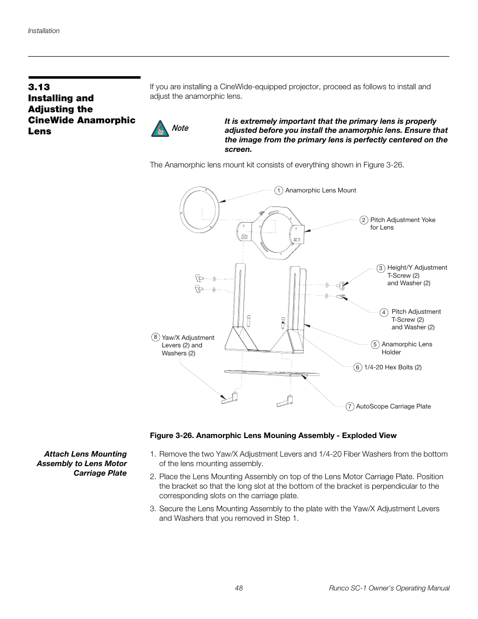 Pre l iminar y | Runco SC-1 User Manual | Page 60 / 122