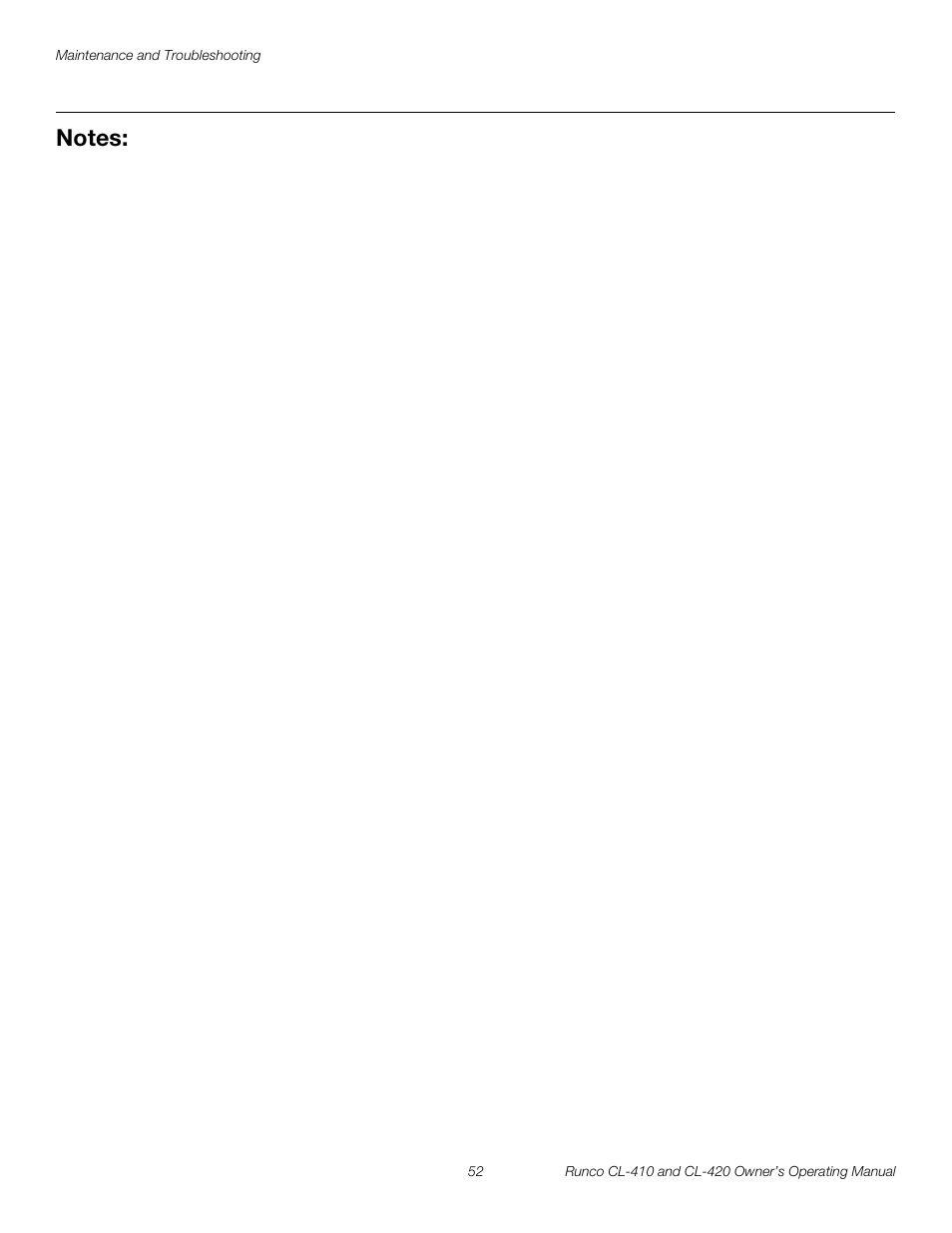 Runco Reflection User Manual | Page 62 / 72