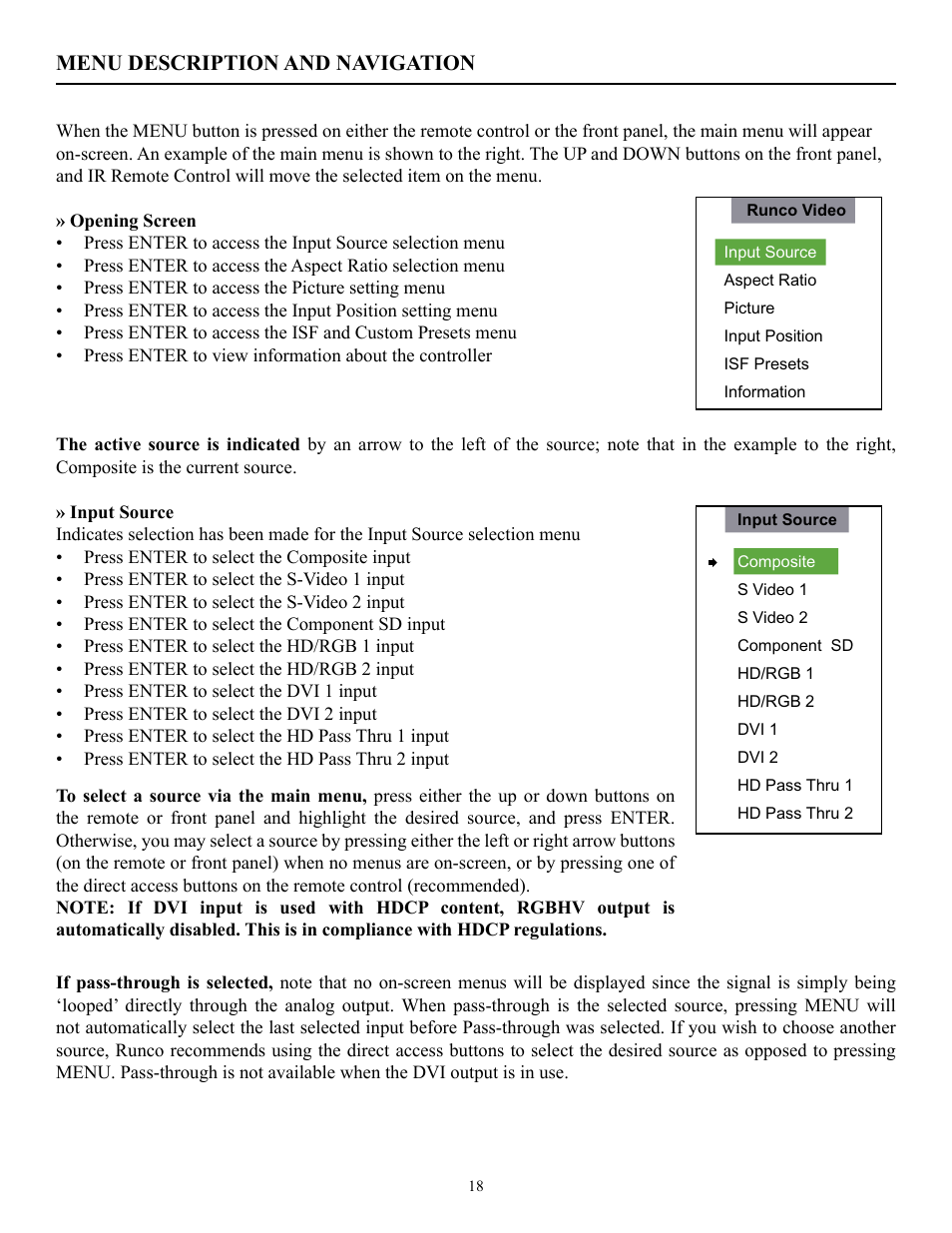 Runco PL-50XA User Manual | Page 19 / 37