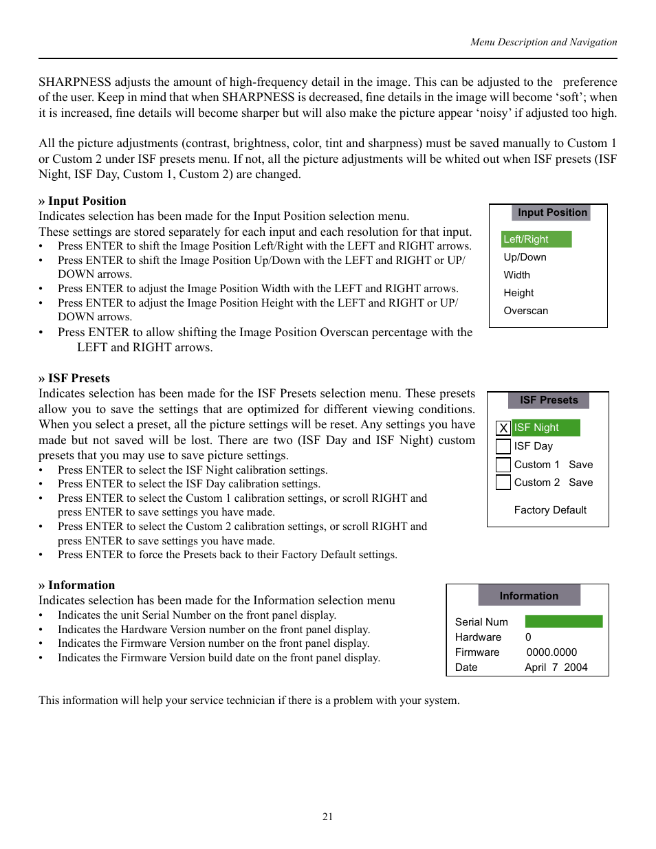 Runco PL-50XA User Manual | Page 22 / 37