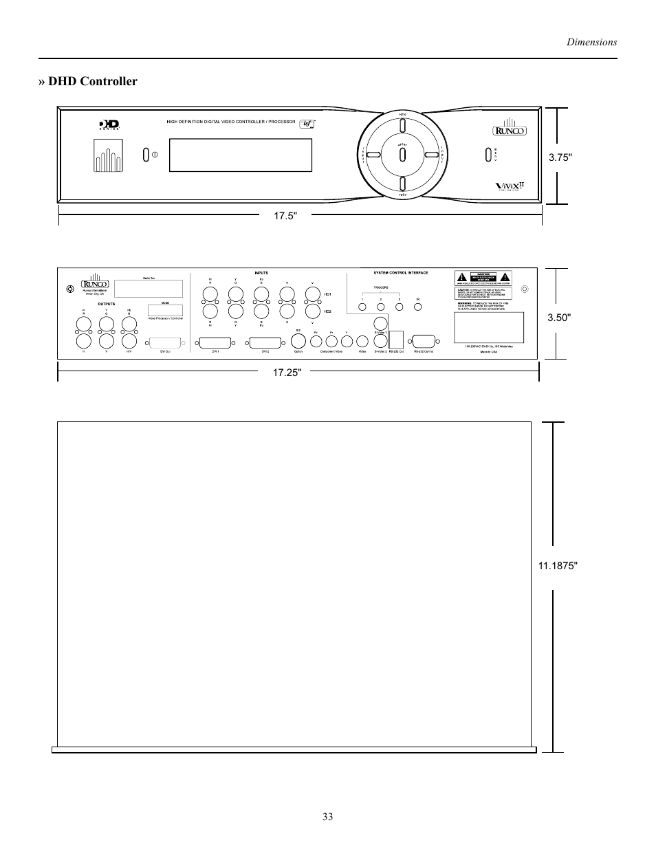 Runco PL-50XA User Manual | Page 34 / 37