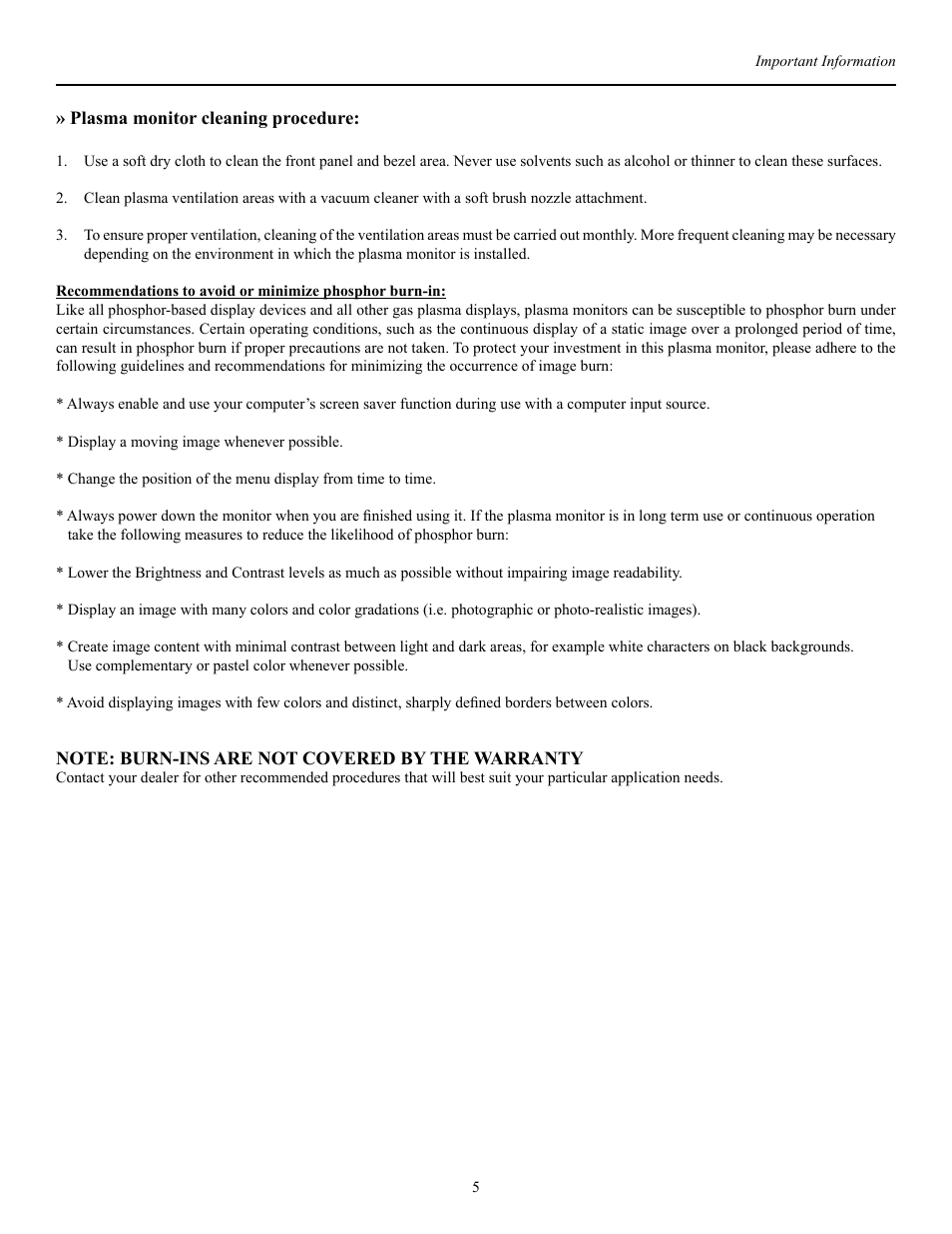 Runco PL-50XA User Manual | Page 6 / 37