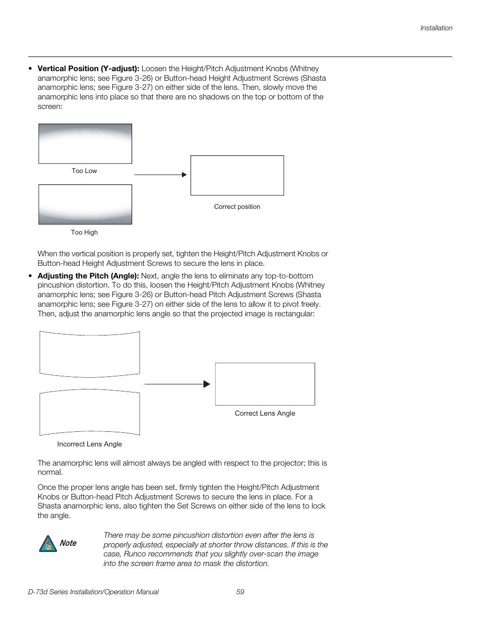 Pre l iminar y | Runco 3DIMENSION D-73D User Manual | Page 75 / 142