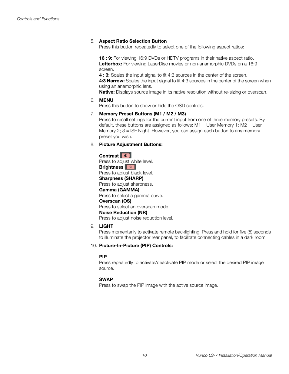 Pre l iminar y | Runco LIGHTSTYLE LS-7 User Manual | Page 26 / 100
