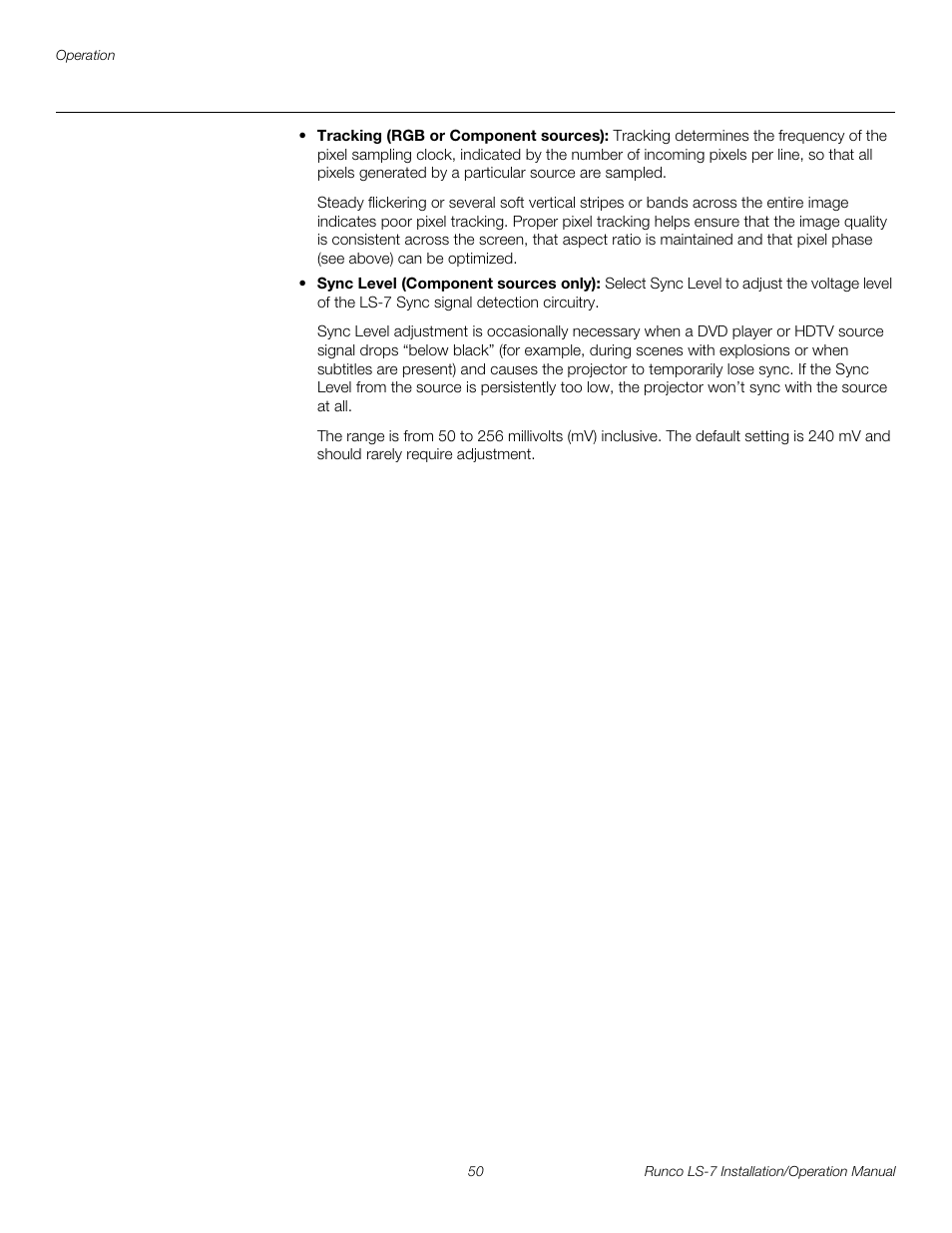 Pre l iminar y | Runco LIGHTSTYLE LS-7 User Manual | Page 66 / 100