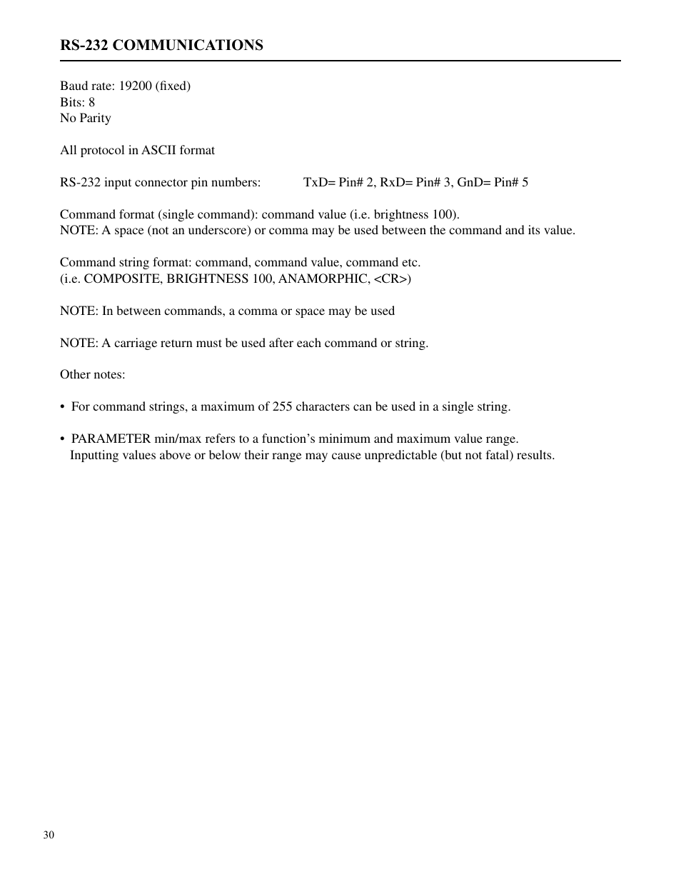Runco VX-2c User Manual | Page 31 / 36