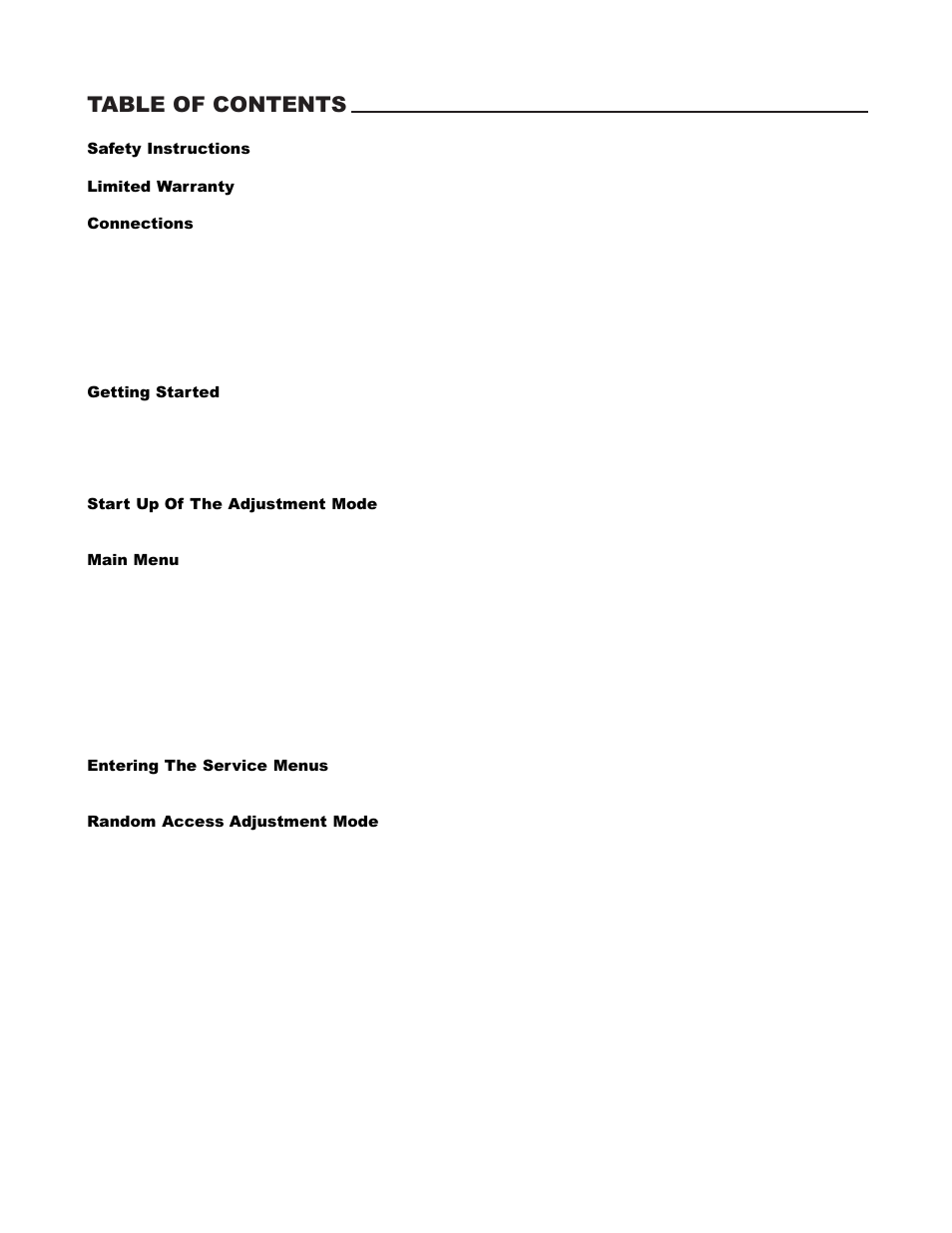 Runco DTV-1200 User Manual | Page 3 / 91