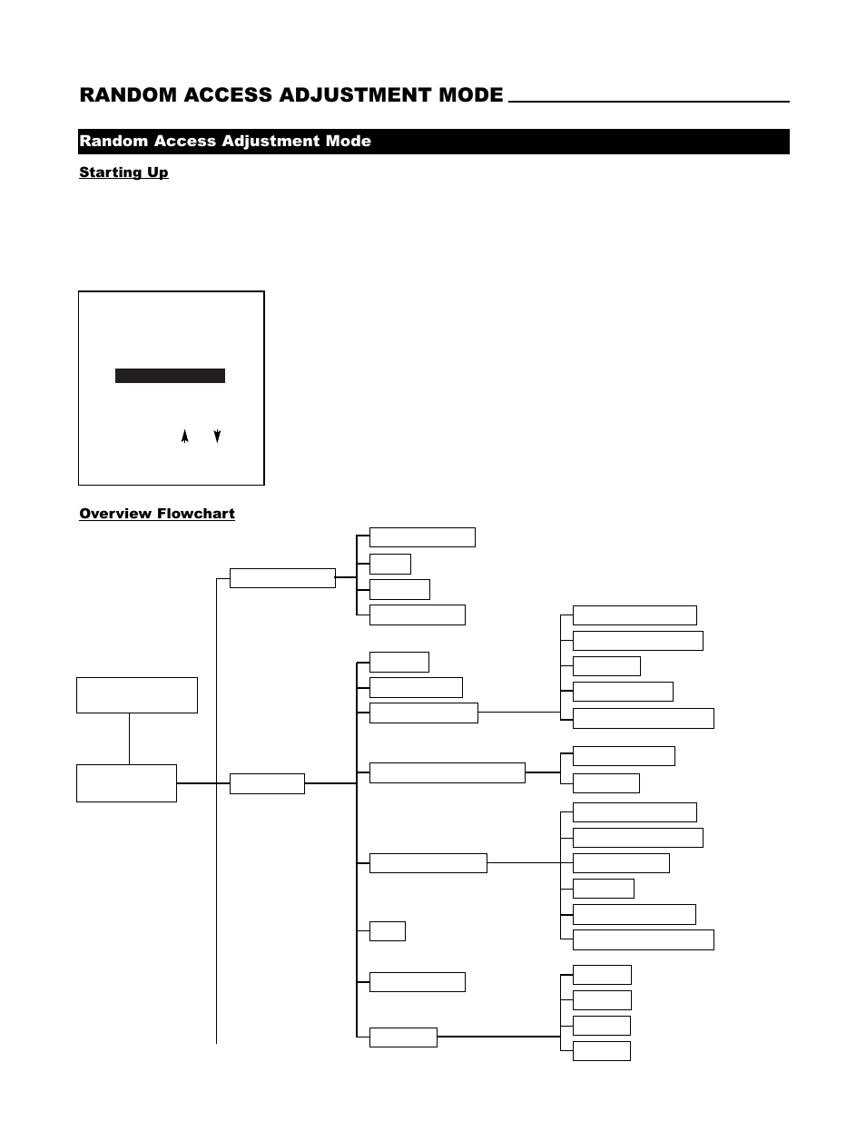 Random access adjustment mode | Runco DTV-1200 User Manual | Page 33 / 91