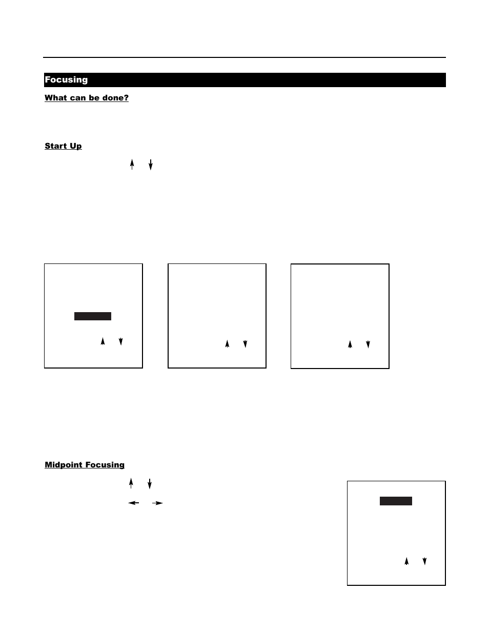 Focusing, Menu 2, Menu 1 | Runco DTV-1200 User Manual | Page 52 / 91