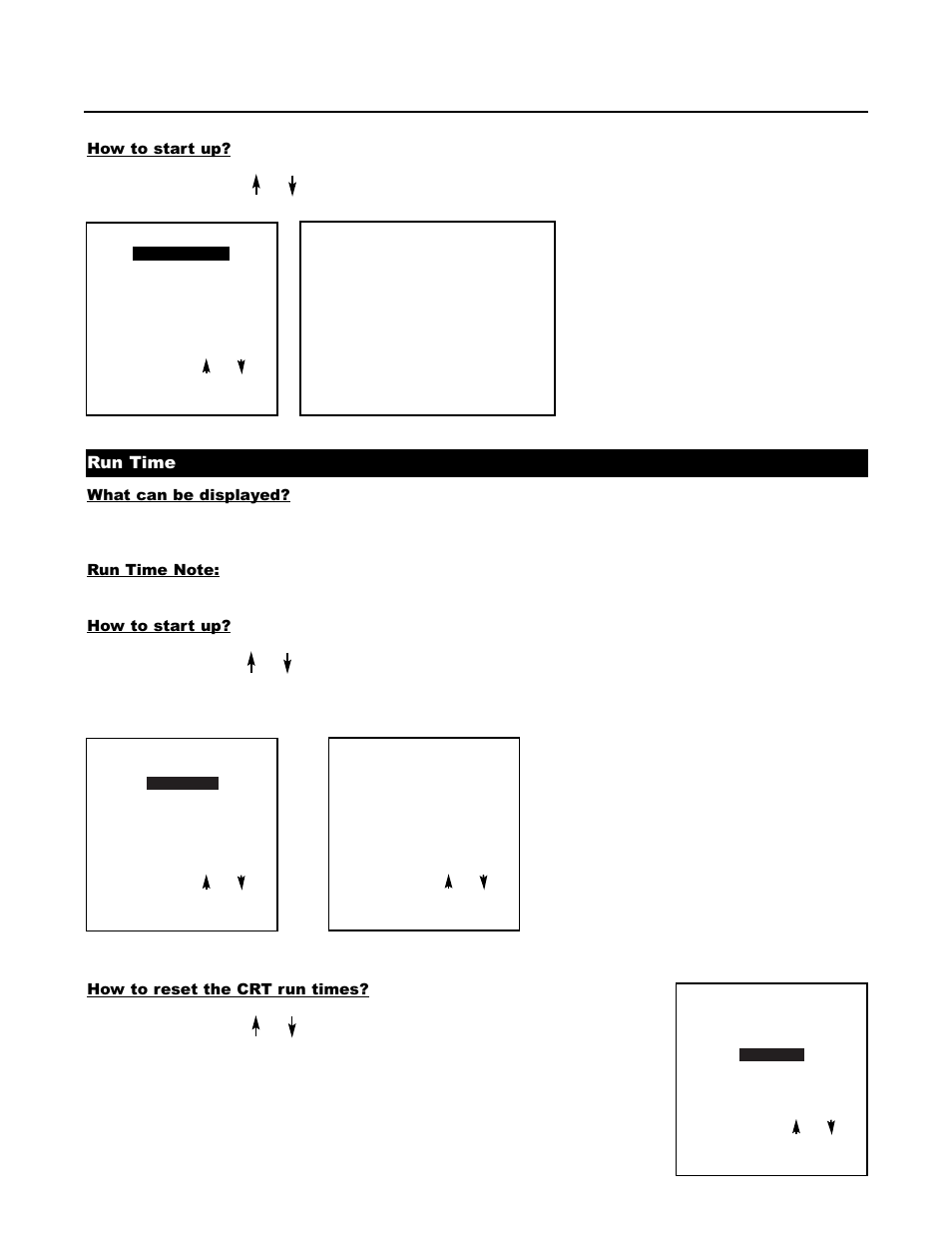 Runco, Dtv-1200, Run time | Runco DTV-1200 User Manual | Page 57 / 91
