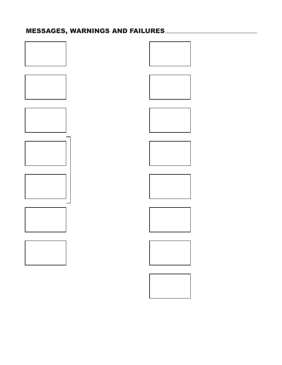 Messages, warnings and failures | Runco DTV-1200 User Manual | Page 81 / 91